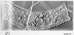 Cuffs (part of a set), Muslin, possibly French