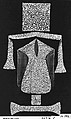 Maniple, Needle lace, gros point lace, silk lining, Italian