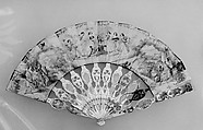 Fan, Bertrand (French, active 19th century), Paper, mother-of-pearl, gilt, French