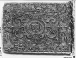 Morse, Silk and metal thread on silk, Spanish