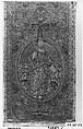 Fragment of orphrey, Silk and metal thread on linen, Spanish