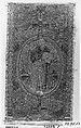 Fragment of orphrey, Silk and metal thread on linen, Spanish