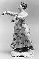 Dancer, Frankenthal Porcelain Manufactory German, Hard-paste porcelain, German, Frankenthal