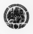 Joseph Leaving Potiphar's Wife, Stained glass, Southern German