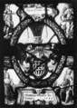 Arms of Matthias Seutter the Younger, Stained glass, Swiss