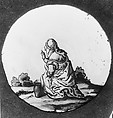 Saint Mary Magdalene, Colorless glass, silver stain, and vitreous paint, possibly Dutch