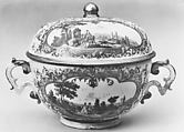 Dish with cover, Meissen Manufactory German, Hard-paste porcelain, German, Meissen