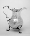 Cream jug, William Caldecott, Silver, British, London