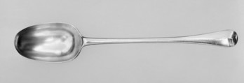 Serving spoon, Lewis Mettayer  British, Silver, British, London