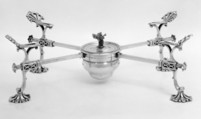 Dish cross, William Plummer, Silver, British, London