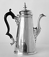Coffeepot, Pierre Amiraux (1726–1808), Silver, British, Channel Islands (Jersey)