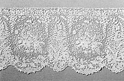 Flounce, Bobbin lace, British, Honiton