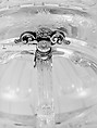 Holy-water stoup, Handle and mounts made by Alfred André (French, 1839–1919), Rock crystal, gold, enamel, French
