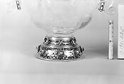 Cup, Rock crystal, silver gilt, Italian, Milan