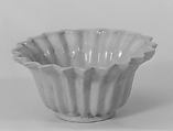 Jelly mold, Salt-glazed stoneware, British, Staffordshire