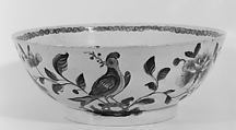 Bowl, Salt-glazed stoneware, British, Staffordshire