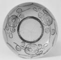 Cup and saucer, Salt-glazed stoneware, British, Staffordshire