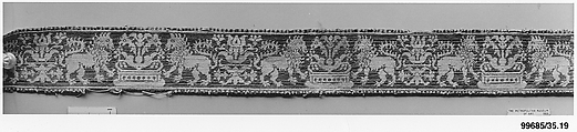 Band, Silk and linen, Italian