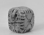 Dice (set of five), Salt-glazed stoneware, British, Staffordshire
