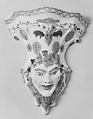 Wall vase, Salt-glazed stoneware, British, Staffordshire