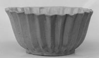 Pair of jelly molds, Salt-glazed stoneware, British, Staffordshire