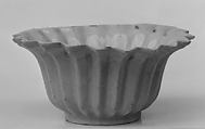 Jelly mold, Salt-glazed stoneware, British, Staffordshire
