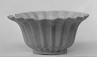 Jelly mold, Salt-glazed stoneware, British, Staffordshire
