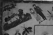 Sampler, Silk on silk, Austrian or Hungarian