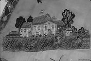 Sampler, Silk on silk, Austrian or Hungarian