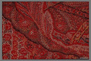 Shawl, probably Deneirouse and Boisglavy, Goat fleece, silk, French, Paris