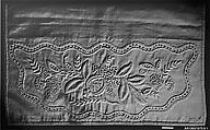 Nightgown case, Mrs. James Joseph Healy, Cotton, Irish, Dublin, Mountmellick