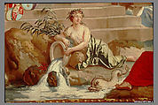Europe from a set of The Four Continents, Jean Jacques François Le Barbier (French, Rouen 1738–1826 Paris), Wool, silk (19-21 warps per inch, 8 per cm.), French, Beauvais