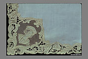 Napkin (from a set of table linens), Linen, needle lace, Belgian