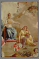Europe from a set of The Four Continents, Jean Jacques François Le Barbier (French, Rouen 1738–1826 Paris), Wool, silk (19-21 warps per inch, 8 per cm.), French, Beauvais