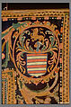 The Abduction of Helen from a set of The Story of Troy, Probably based on a woodcut by Bernard Salomon (French, ca. 1508–ca. 1561), Cotton, embroidered with silk and gilt-paper-wrapped thread, pigment, Chinese, Macao