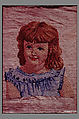 Portrait of a child, Wool on canvas, German