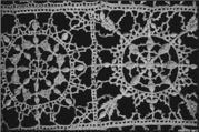 Insertion, Bobbin lace, Italian, Genoa