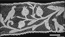 Border, Bobbin lace, Italian, Genoa