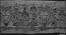 Dress border, Silk on linen, Greek, Crete