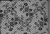 Petticoat fragment, Cotton, French