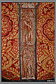 The Last Supper, Saints John the Baptist and Andrew against a Faux Velvet Cloth of Gold, Wool, silk, silver and silver-gilt thread (19-20 warps per inch, 8-9 per cm.), Belgian, possibly Brussels