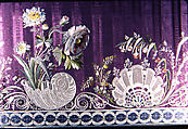 Dress border, Silk on silk, French