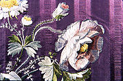 Dress border, Silk on silk, French