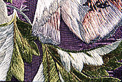 Dress border, Silk on silk, French