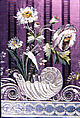 Dress border, Silk on silk, French