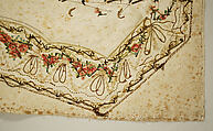 Waistcoat panels, Silk satin embroidered with silk, metal thread and sequins, probably French