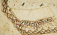 Waistcoat panels, Silk, probably British