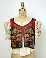 Ensemble, cotton, wool, Hungarian
