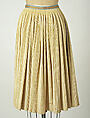 Ensemble, cotton, silk, Czech