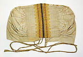 Ensemble, cotton, silk, Czech